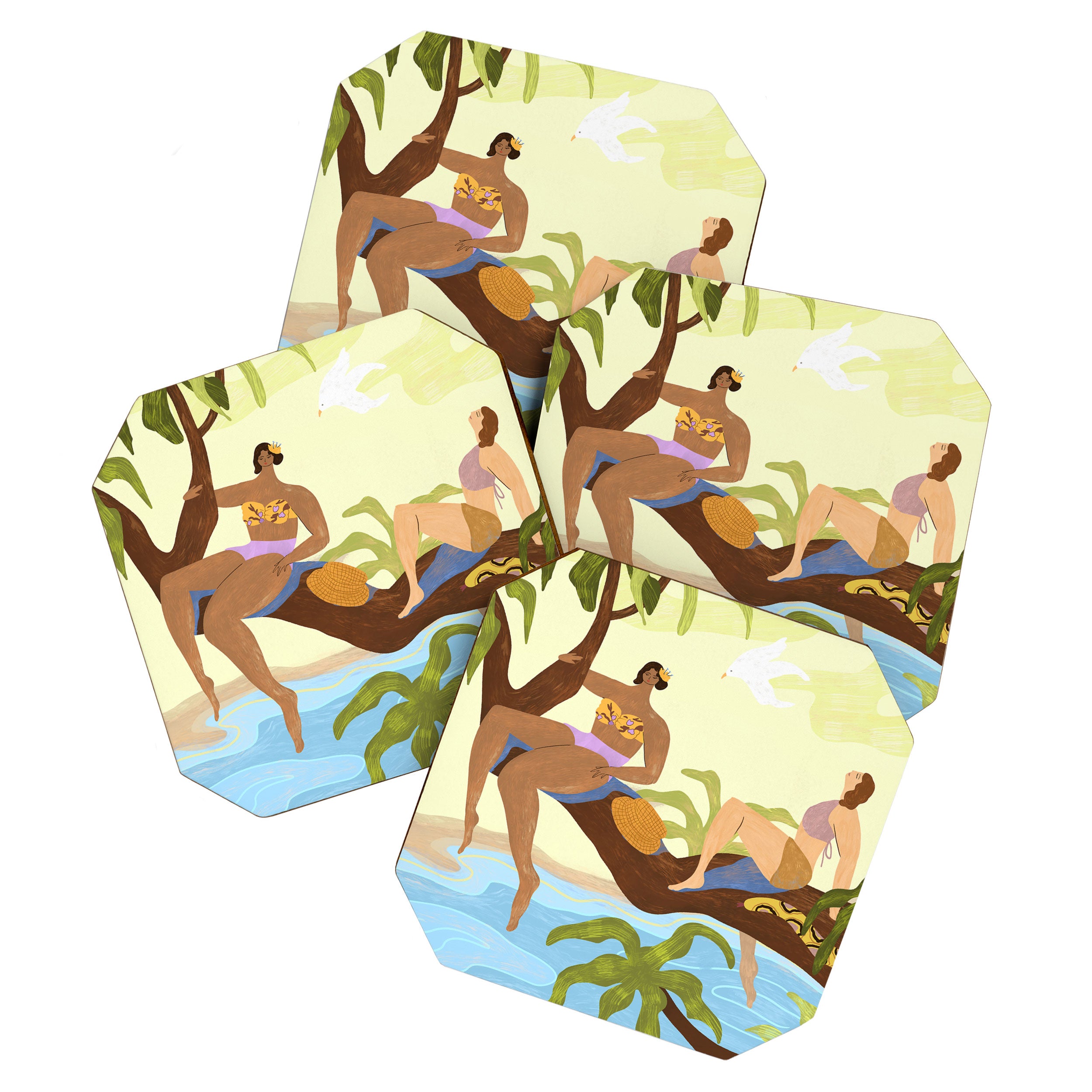 Sharing a Tree Coaster Gallery Image 1