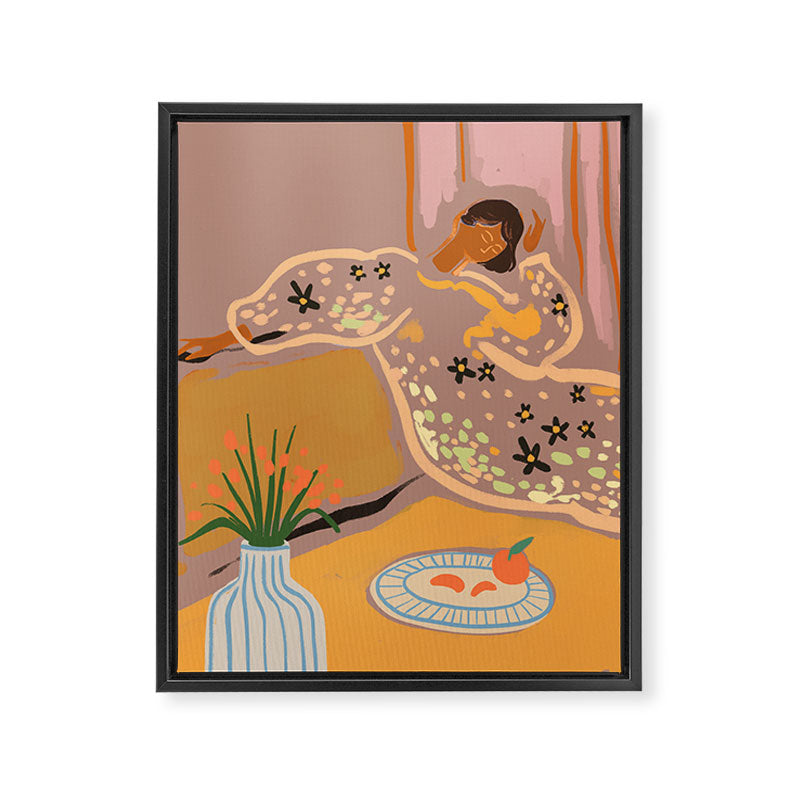Slow Down Sunday Framed Canvas Print Gallery Image 6