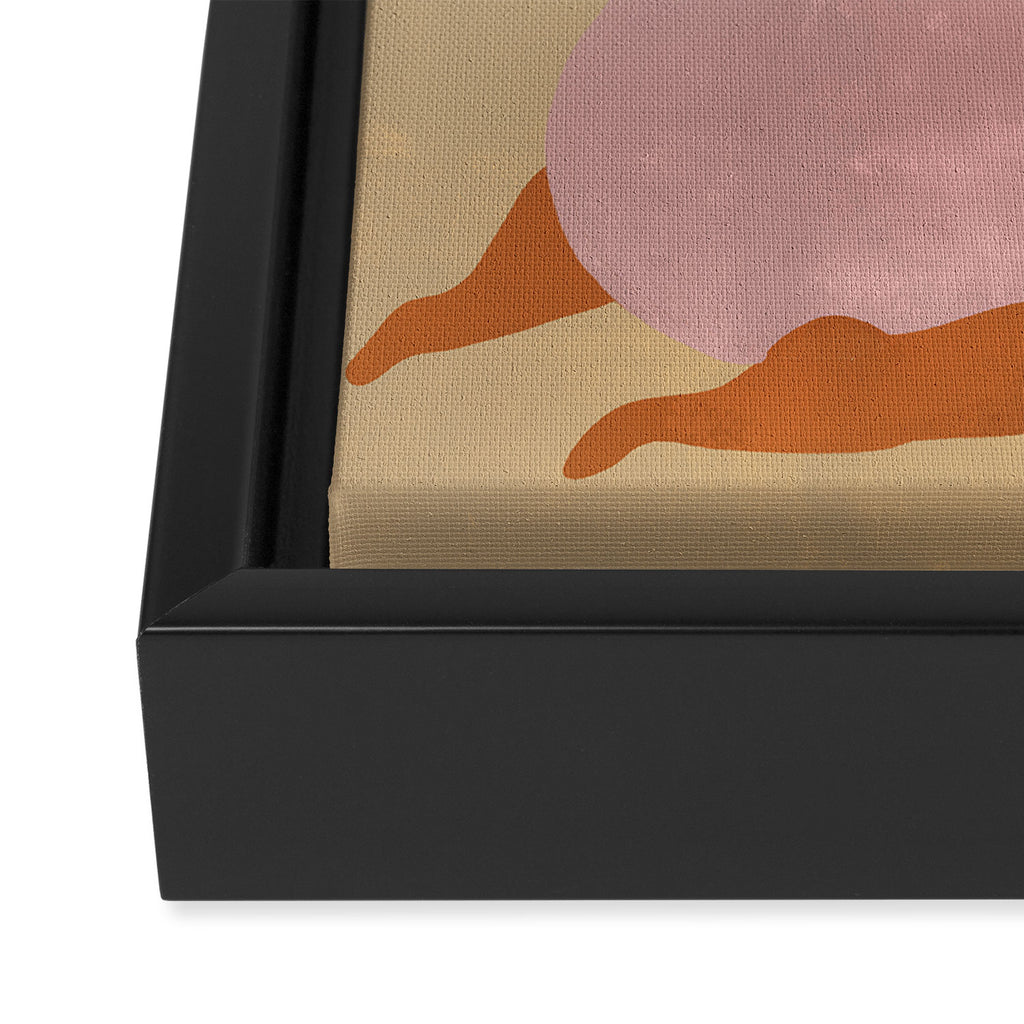 Smell The Orange Framed Canvas Print Gallery Image 3