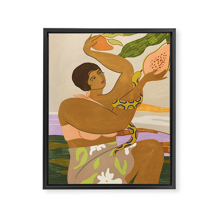 Snake Charmer Framed Canvas Print Gallery Image 1