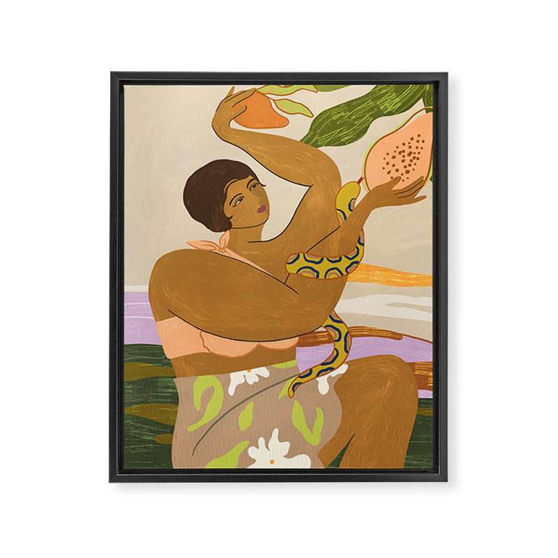 Snake Charmer Framed Canvas Print Gallery Image 6