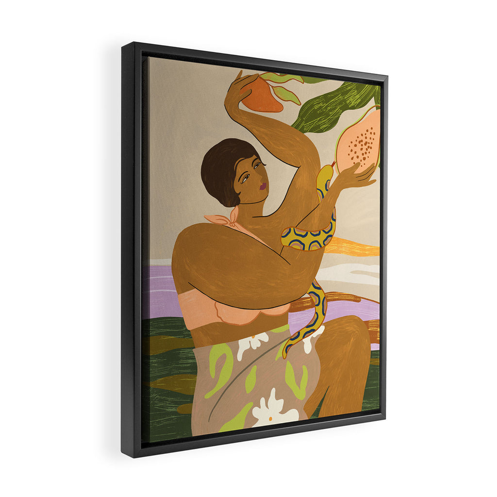 Snake Charmer Framed Canvas Print Gallery Image 2
