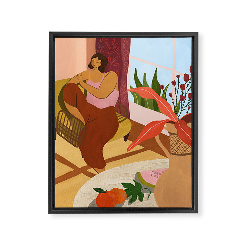 Stay At Home Framed Canvas Print Gallery Image 8