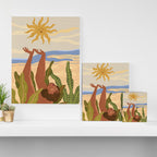 Sun Salutation Canvas Print Gallery Image 3