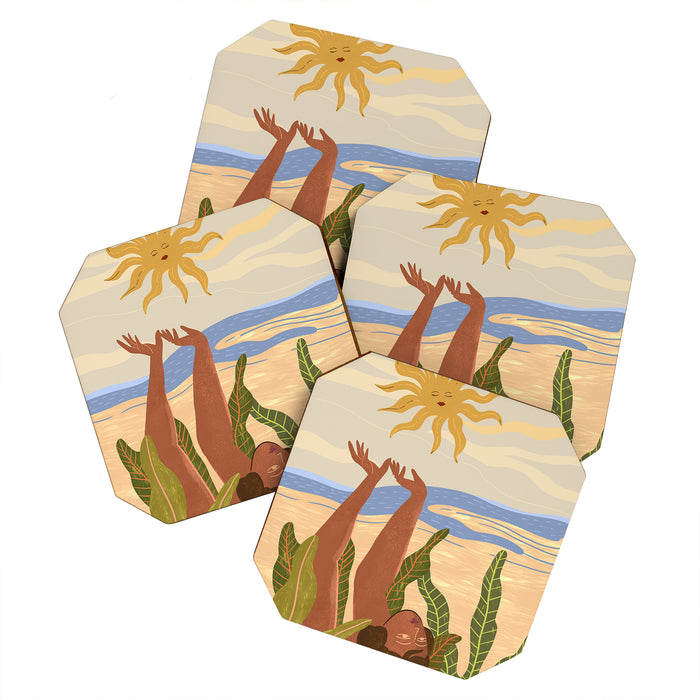 Sun Salutation Coaster Gallery Image 1