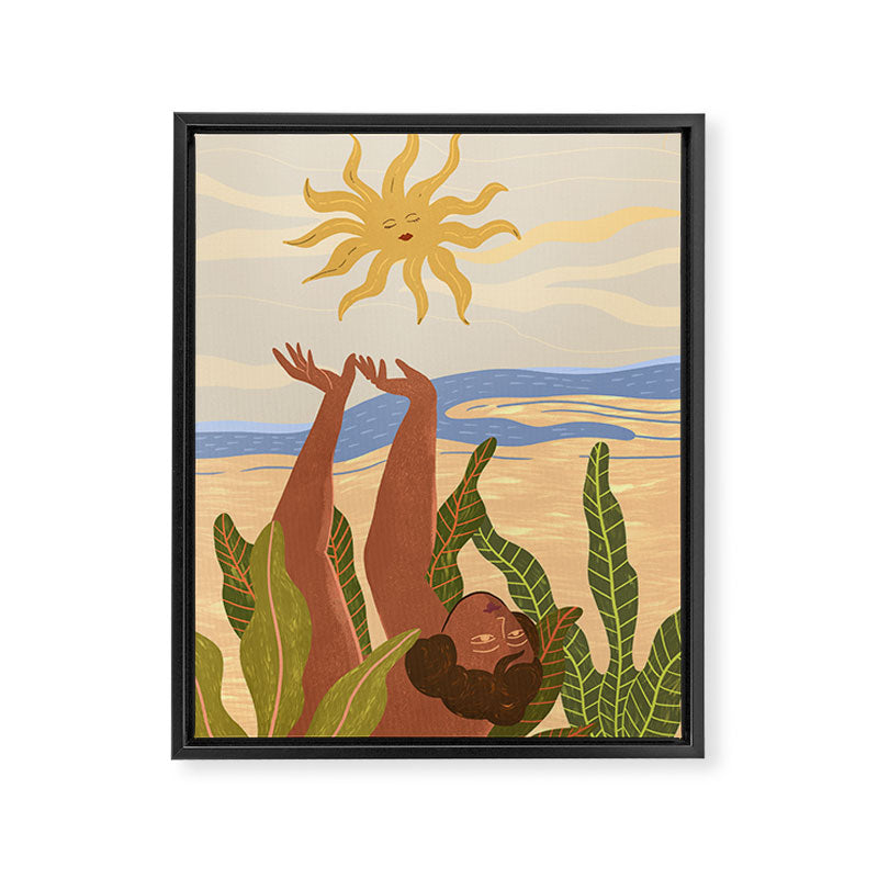 Sun Salutation Framed Canvas Print Gallery Image 6