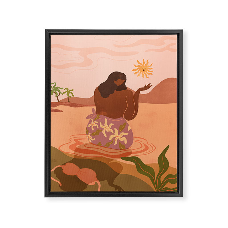 Sunset  Framed Canvas Print Gallery Image 6