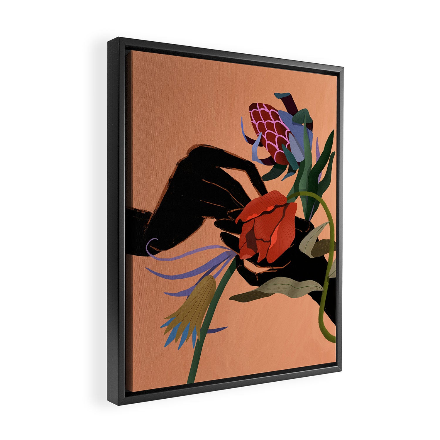 Tangled 2 Framed Canvas Print Gallery Image 2