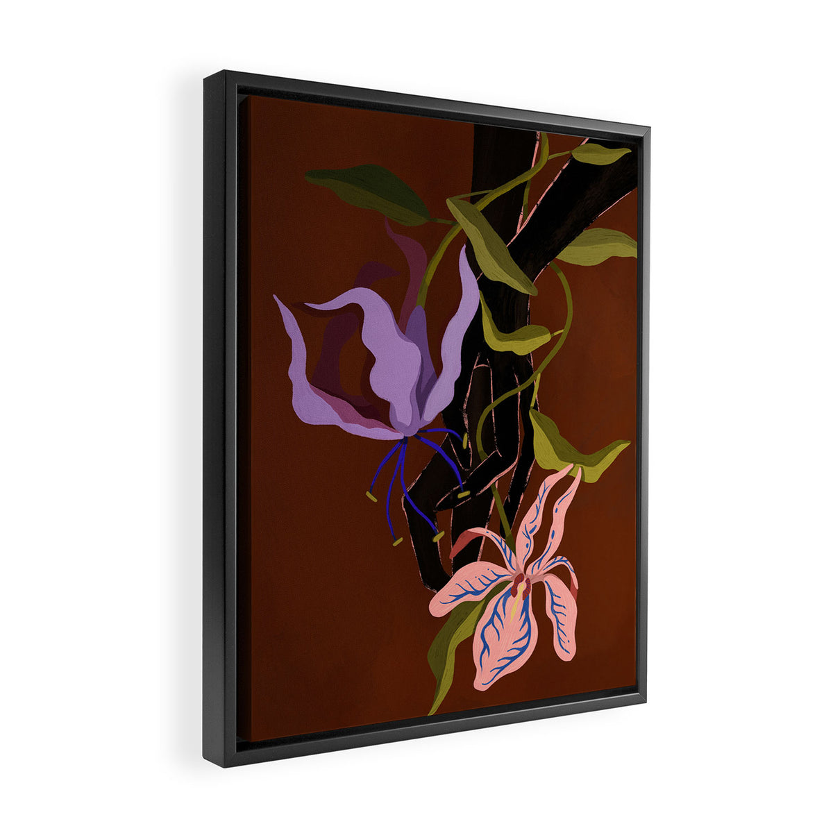 Tangled 3 Framed Canvas Print Gallery Image 2