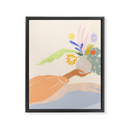 The Act of Giving Framed Canvas Print Gallery Image 6