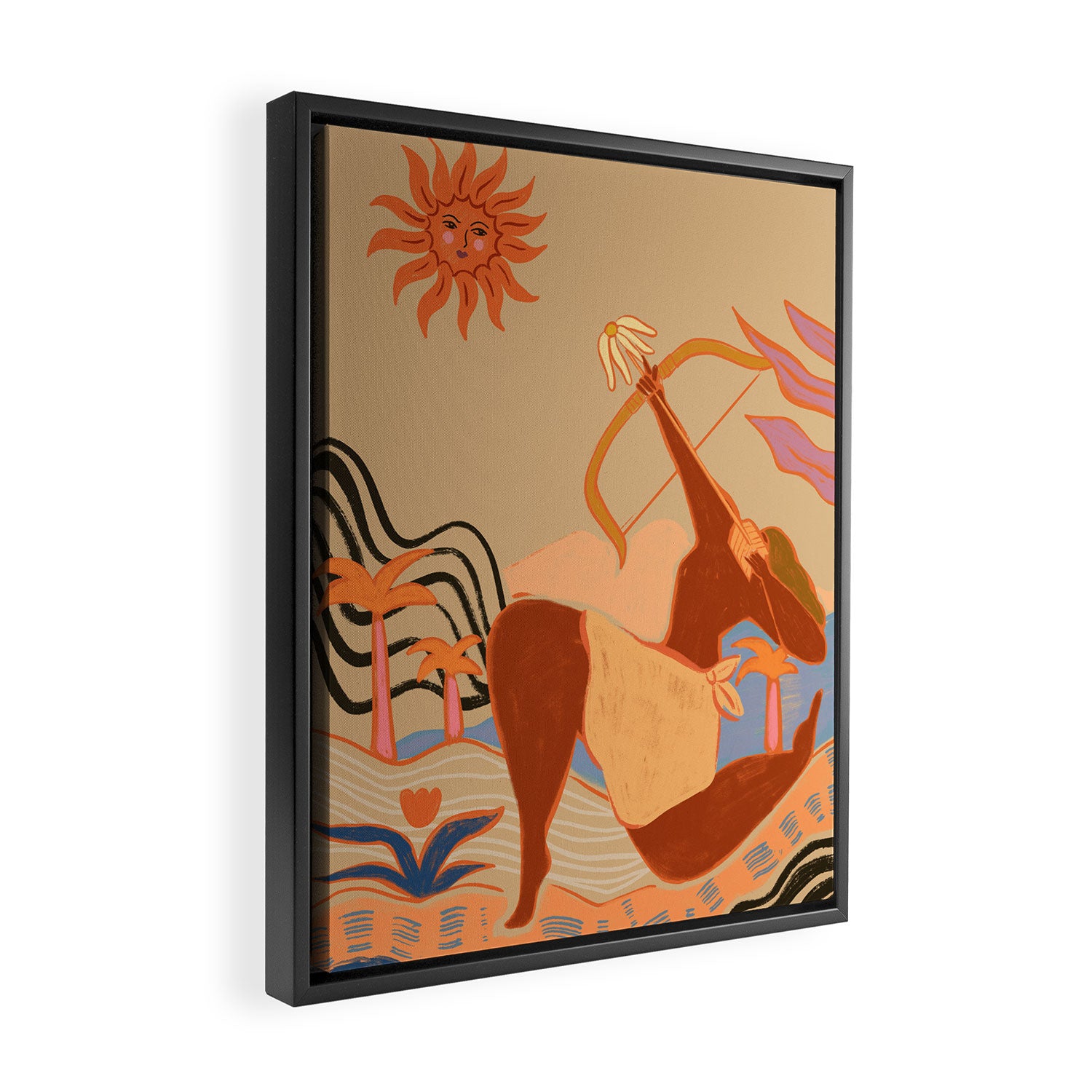 The Bow And Arrow Framed Canvas Print Gallery Image 2
