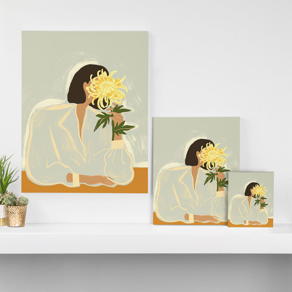The Chrysanthemum Canvas Print Gallery Image 3
