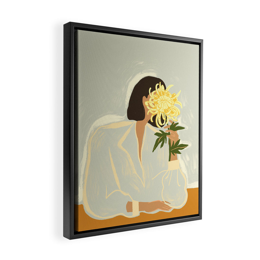 The Chrysanthemum Framed Canvas Print Gallery Image 2