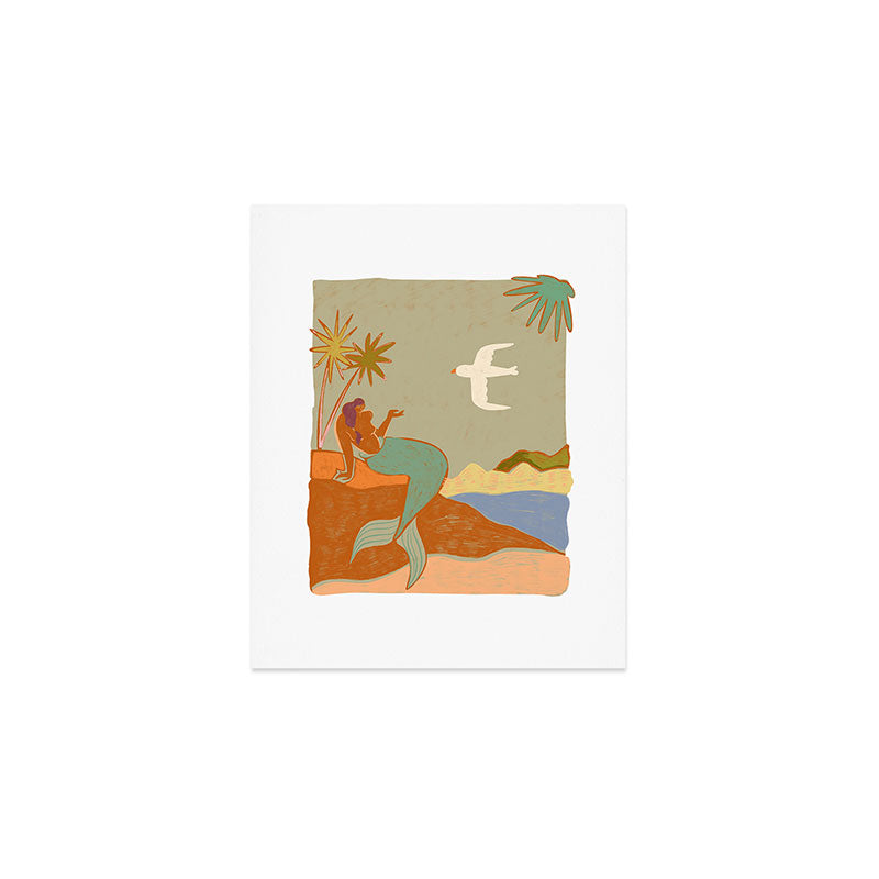 The Mermaid Art Print Gallery Image 1