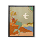 The Mermaid Framed Canvas Print Gallery Image 6