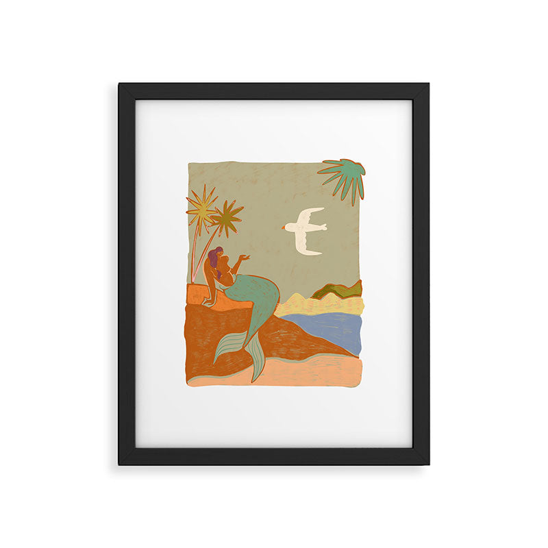 The Mermaid Framed Art Print Gallery Image 5
