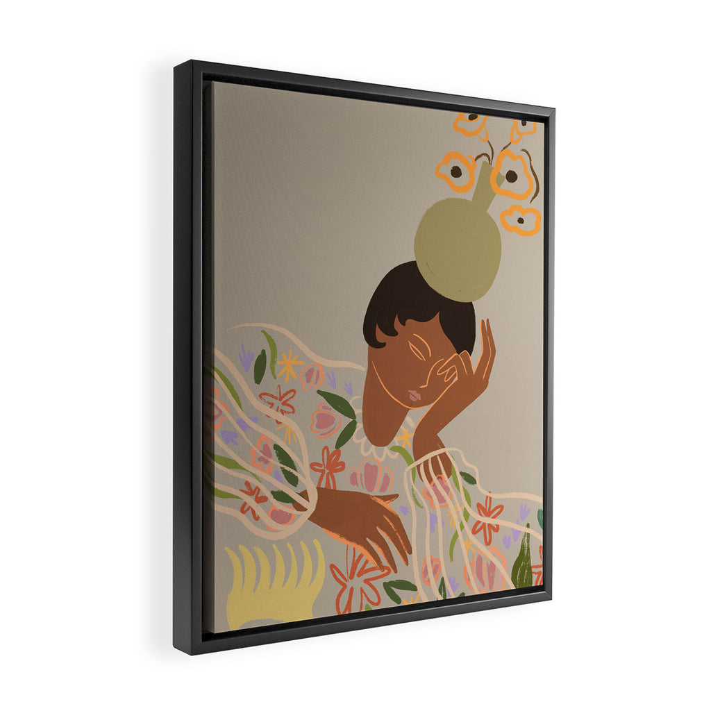 The OverThinker Framed Canvas Print Gallery Image 2