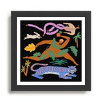 The Tiger, The Phoenix and The Hare Framed Art Print Gallery Image 1