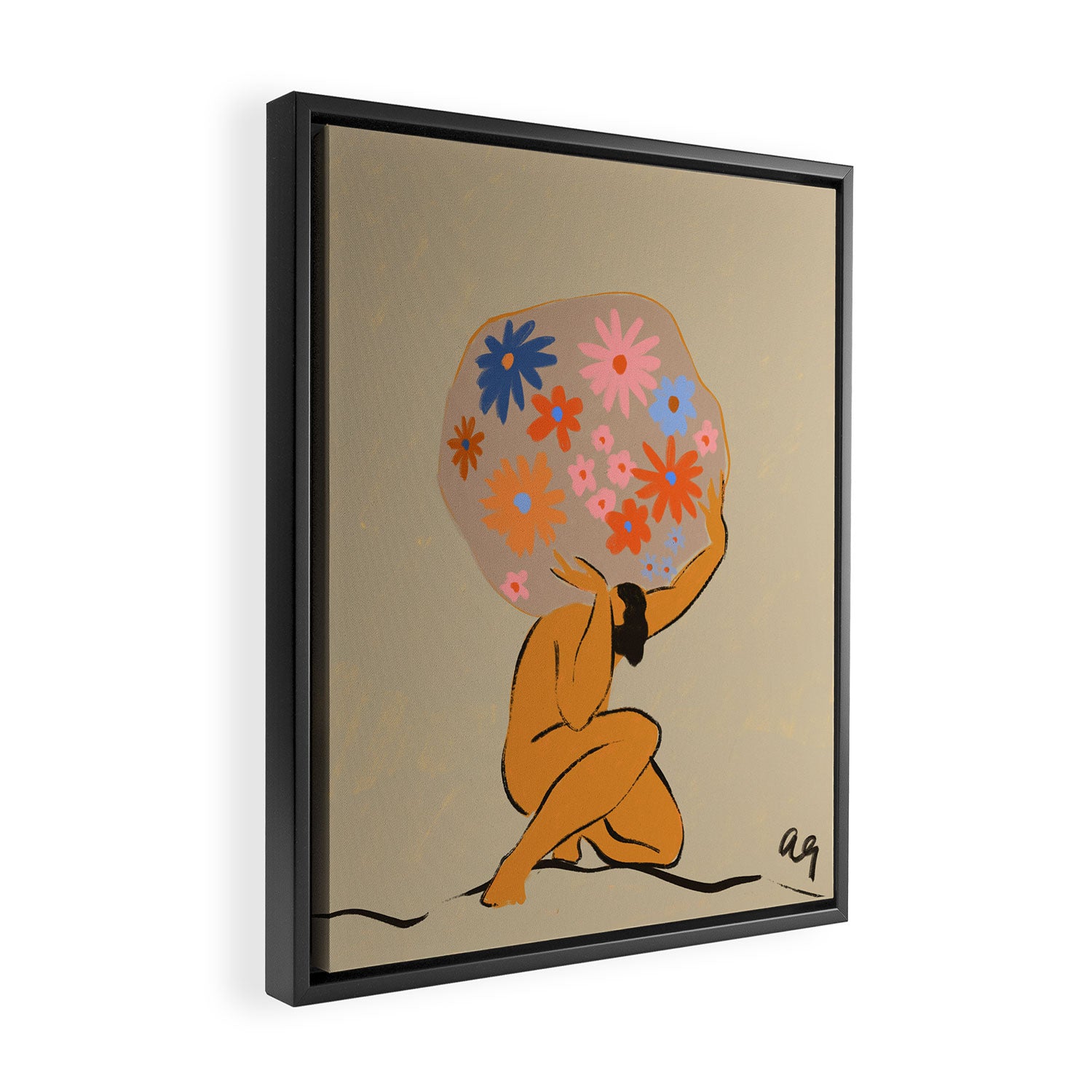 The World Framed Canvas Print Gallery Image 2