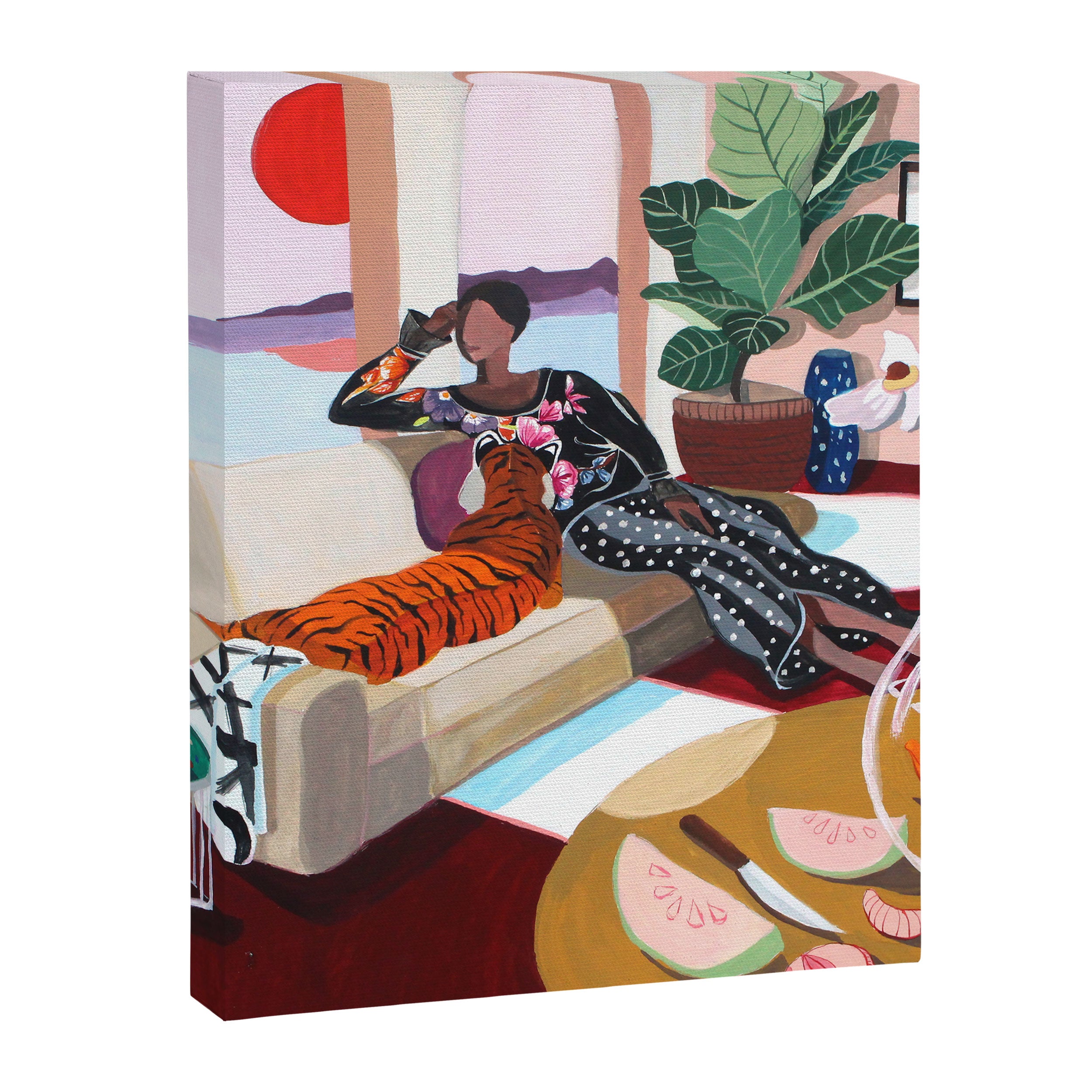 Tiger Queen Canvas Print Gallery Image 3