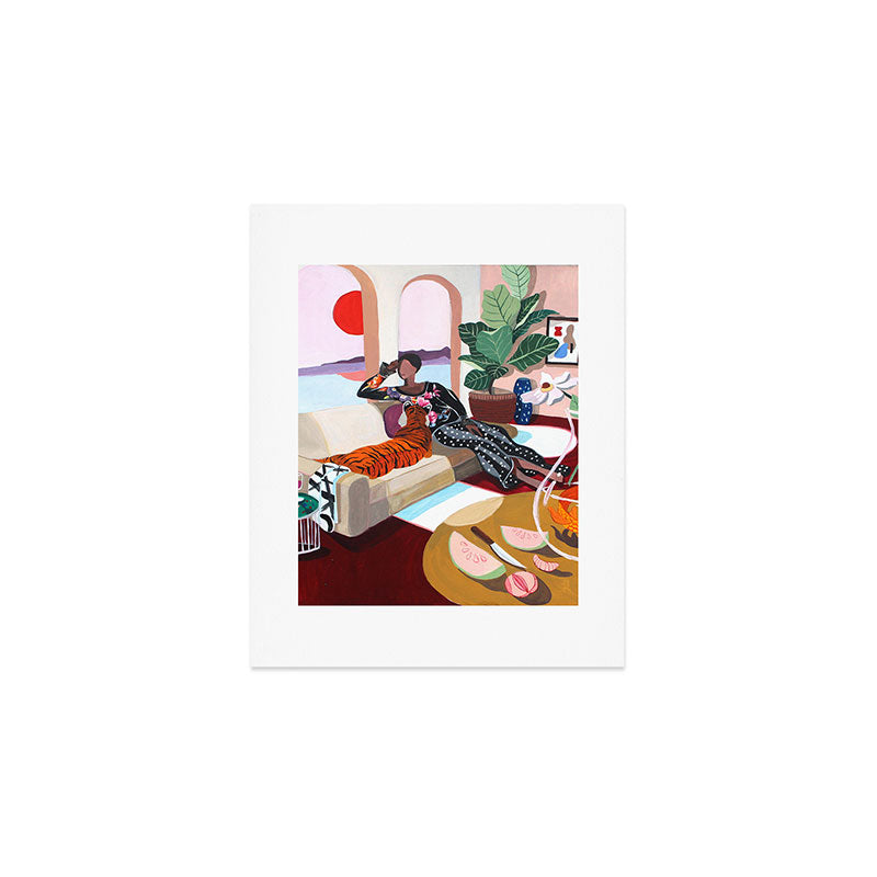 Tiger Queen Art Print Gallery Image 1
