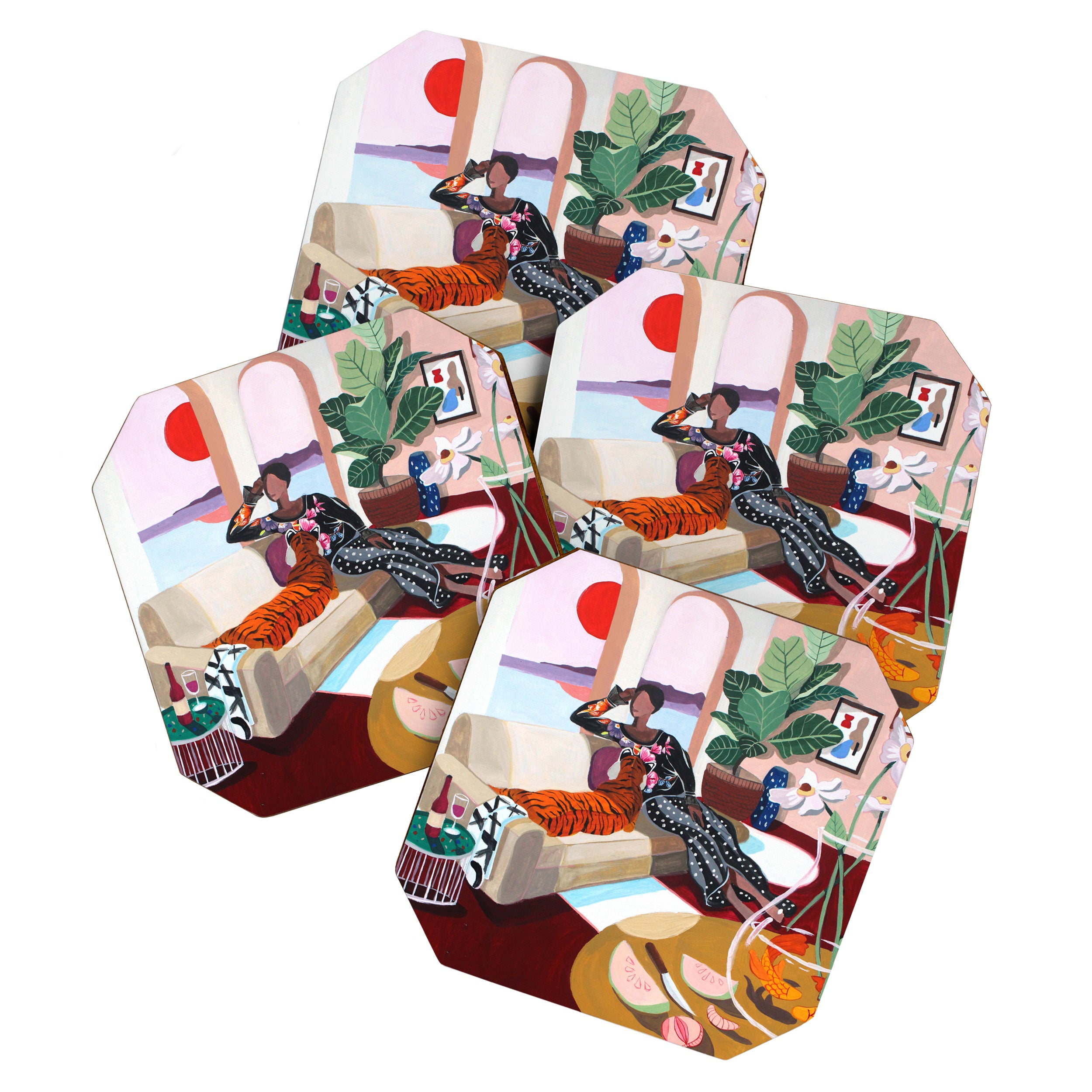 Tiger Queen Coaster Gallery Image 1