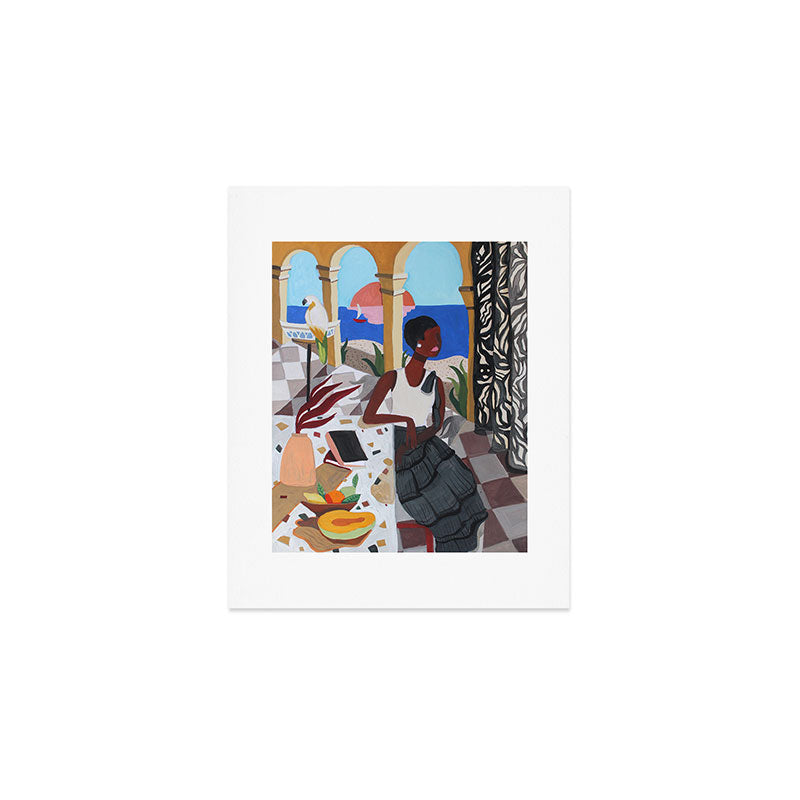 Waiting Art Print Gallery Image 1