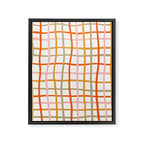 Weave Pattern Framed Canvas Print Gallery Image 6