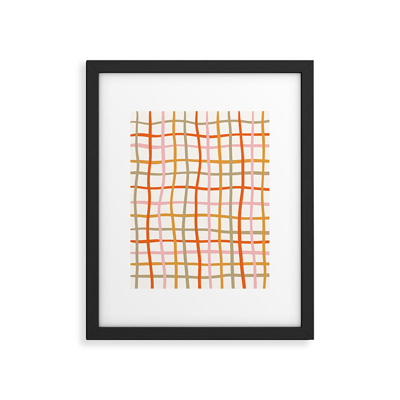 Weave Pattern Framed Art Print Gallery Image 5