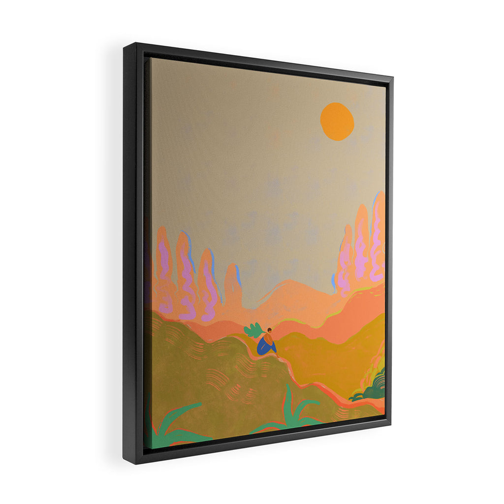Wide Open Spaces Framed Canvas Print Gallery Image 2