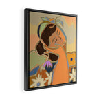 Woman at Peace  Framed Canvas Print Gallery Image 2
