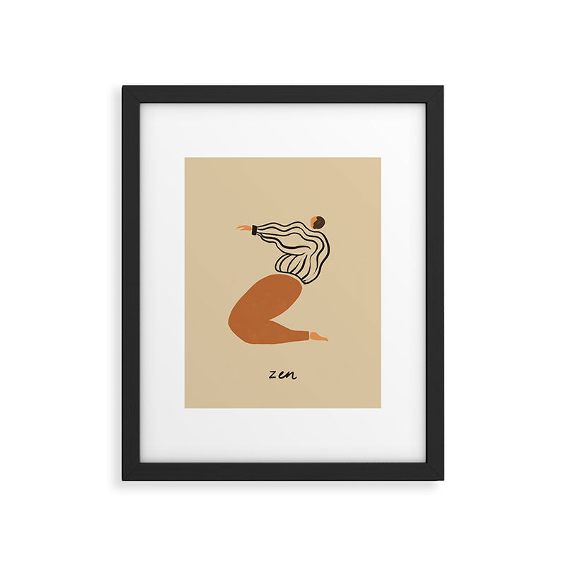 Z for Zen Framed Art Print Gallery Image 5