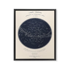 Carte Celeste Framed Canvas Print Gallery Image 6