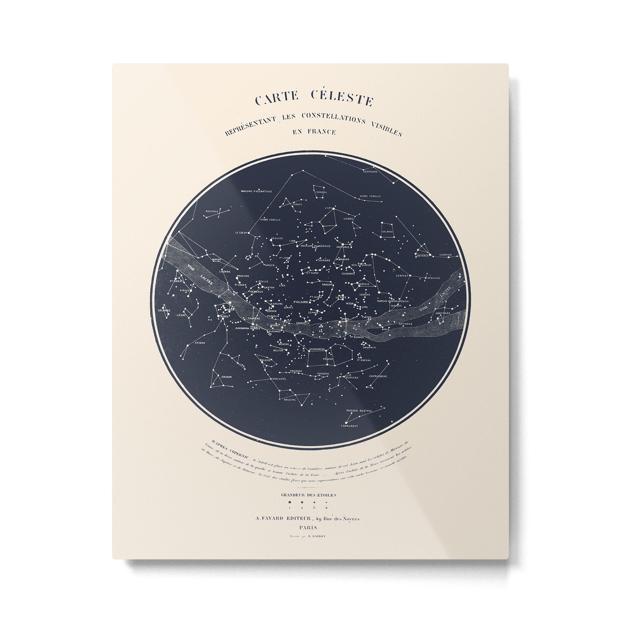 Carte Celeste Metal Print Gallery Image 4