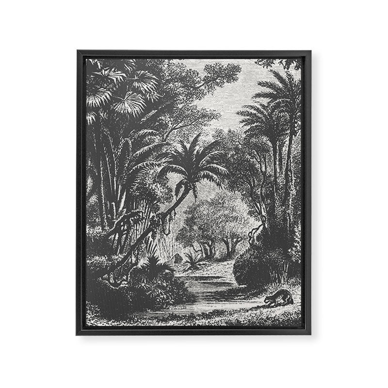 Indian Jungle Framed Canvas Print Gallery Image 6