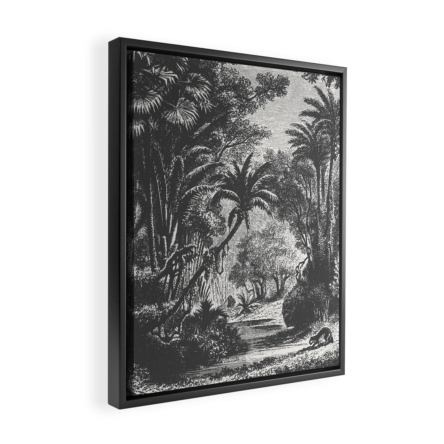 Indian Jungle Framed Canvas Print Gallery Image 2