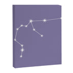 Aquarius Zodiac Star Constellation Line Art Lavender Purple Canvas Print Gallery Image 8
