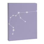Aquarius Zodiac Star Constellation Line Art Pastel Lavender Canvas Print Gallery Image 8