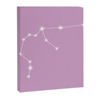 Aquarius Zodiac Star Constellation Line Art Pastel Lilac Canvas Print Gallery Image 8