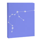 Aquarius Zodiac Star Constellation Line Art Pastel Purple Canvas Print Gallery Image 8