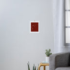 Aquarius Zodiac Star Constellation Line Art Ruby Red Art Print Gallery Image 3