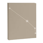 Aries Zodiac Star Constellation Line Art Beige Canvas Print Gallery Image 8