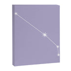 Aries Zodiac Star Constellation Line Art Pastel Lavender Canvas Print Gallery Image 8