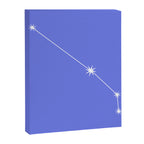 Aries Zodiac Star Constellation Line Art Periwinkle Purple Canvas Print Gallery Image 8