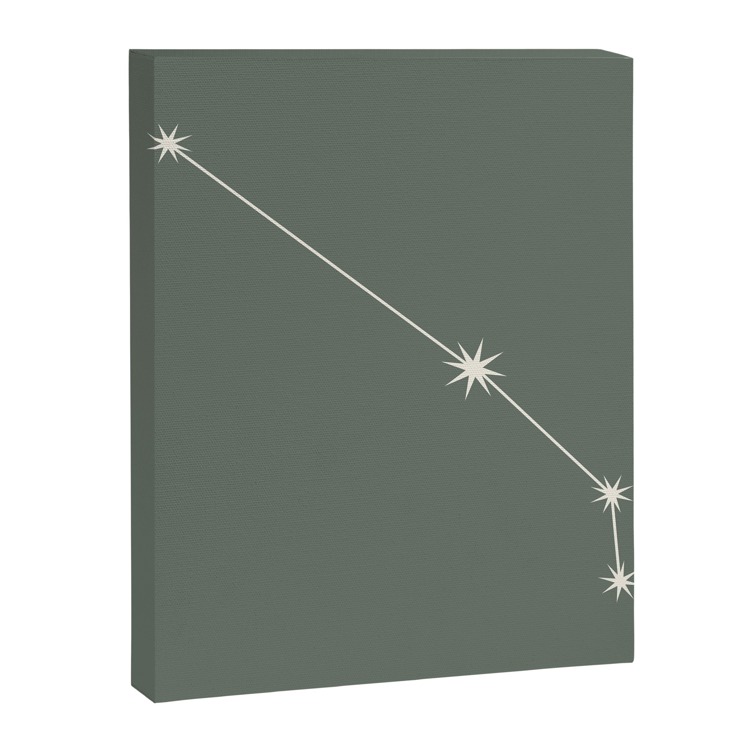 Aries Zodiac Star Constellation Line Art Sage Canvas Print Gallery Image 8