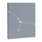 Cancer Zodiac Star Constellation Line Art Blue Grey Canvas Print Gallery Image 8