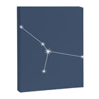 Cancer Zodiac Star Constellation Line Art Neutral Blue Canvas Print Gallery Image 8