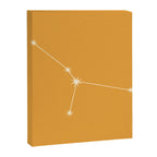 Cancer Zodiac Star Constellation Line Art Peach Orange Canvas Print Gallery Image 8