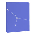 Cancer Zodiac Star Constellation Line Art Periwinkle Purple Canvas Print Gallery Image 8