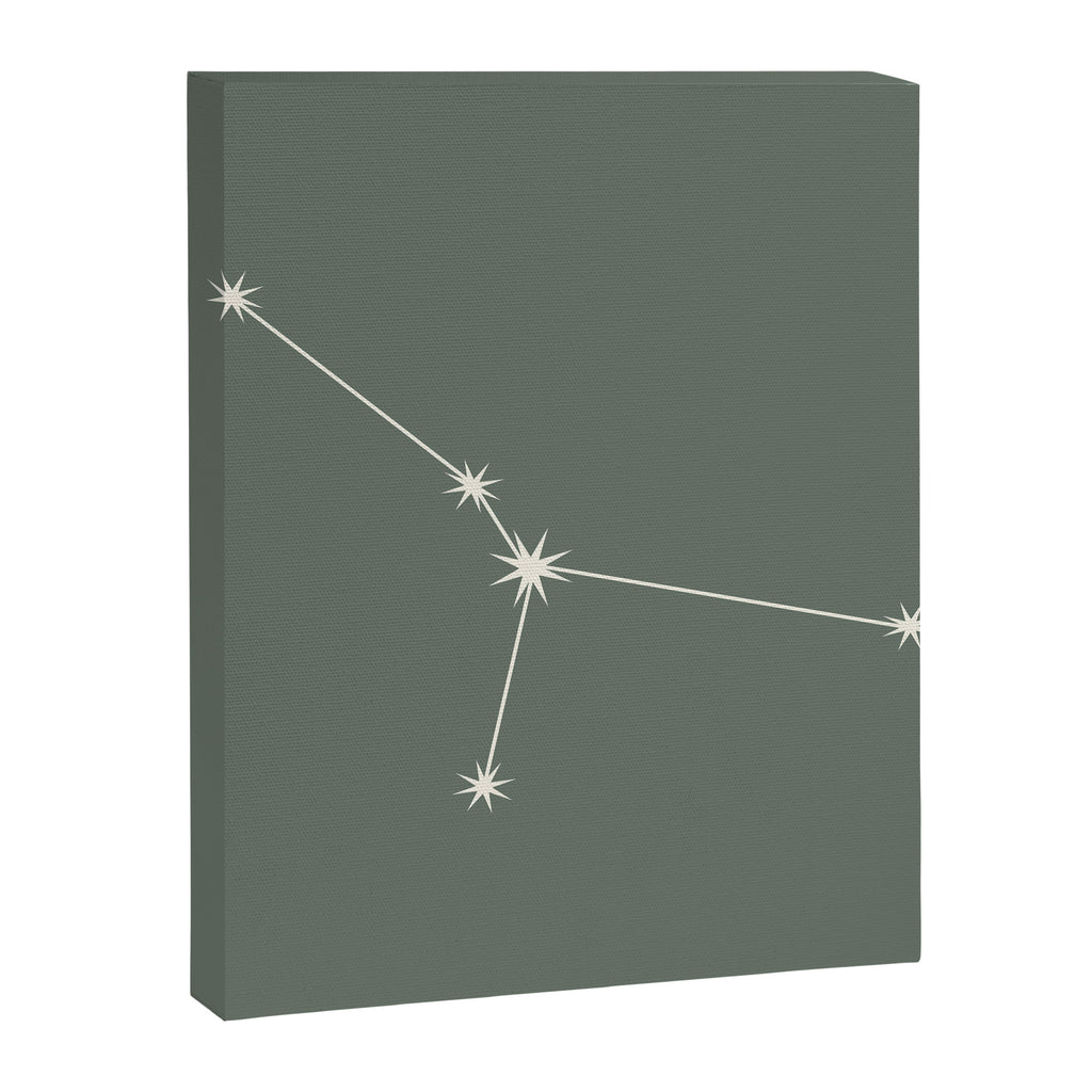 Cancer Zodiac Star Constellation Line Art Sage Canvas Print Gallery Image 8